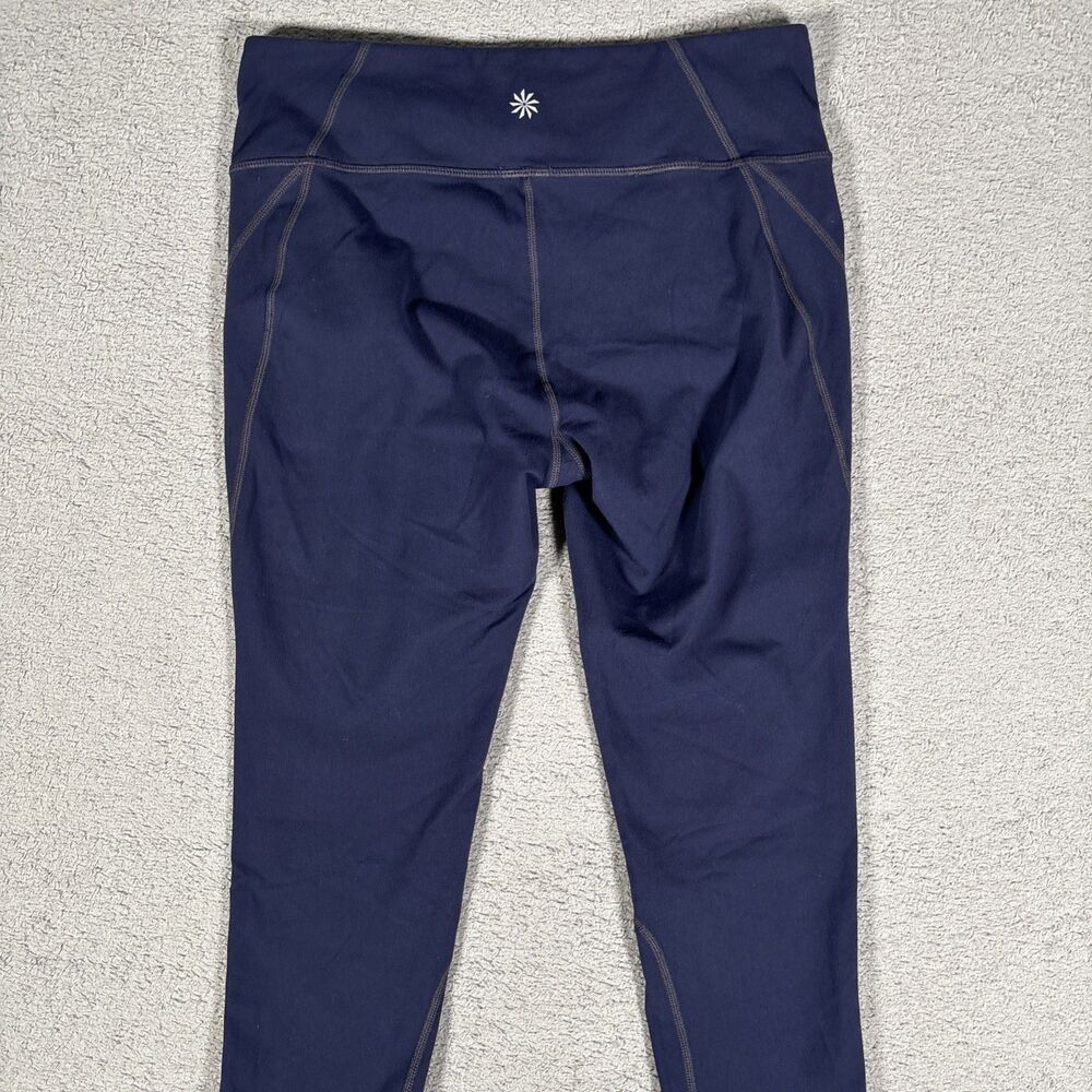 Athleta plié Tight‎ Legging Navy Blue Midrise 929784 Women’s Size Medium - Picture 11 of 13